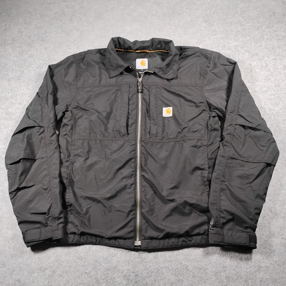 Carhartt Men's Full Swing Briscoe Jacket S Regular Rain Defender Black